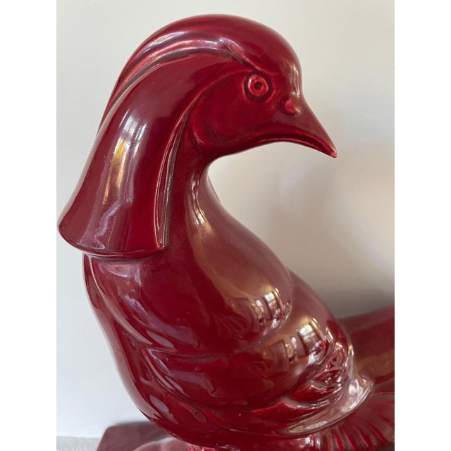 Vintage Art Deco Ceramic Pheasant from Saint Clement, 1930s For Sale - Image 13 of 15