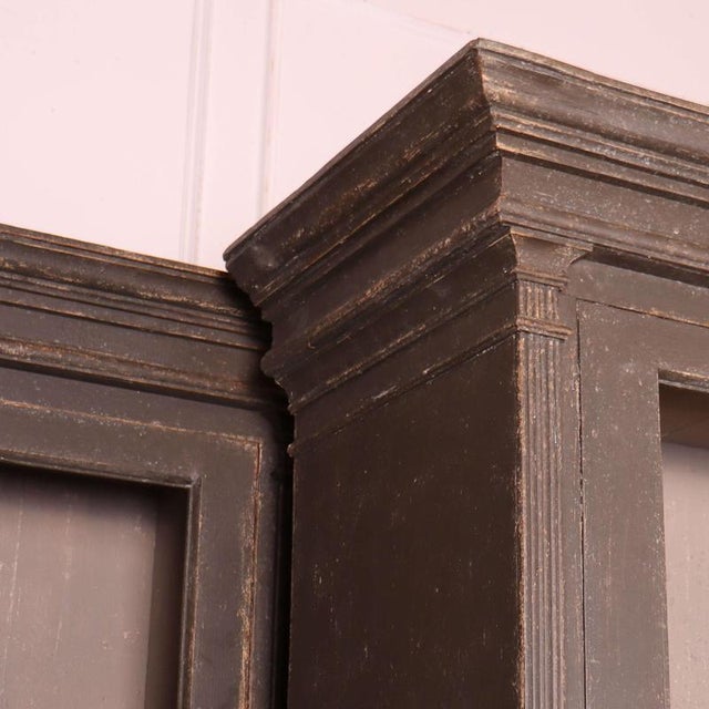 2000 - 2009 English Glazed Dressers, Set of 2 For Sale - Image 5 of 11