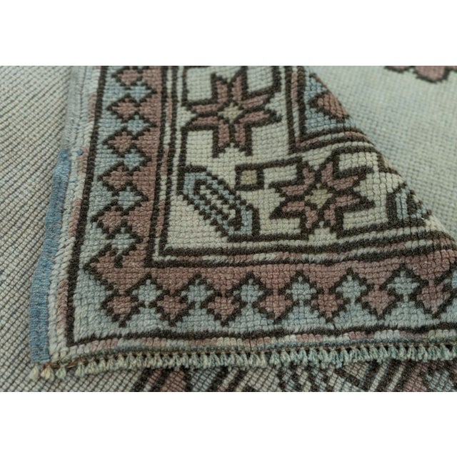 Turkish Vintage Square Rug 4' x 3'8" #20673 For Sale In Houston - Image 6 of 8