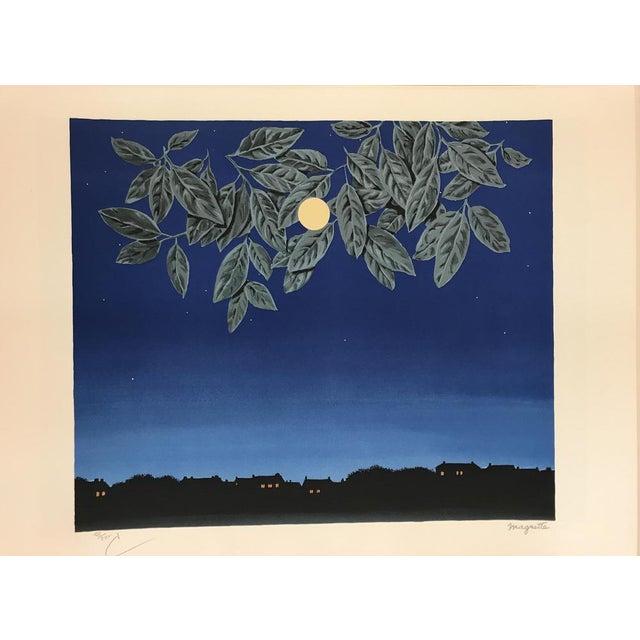 René magritte (after) the blank page this lithograph was printed in paris in 2010, on 100% cotton pure rag paper, bfk...