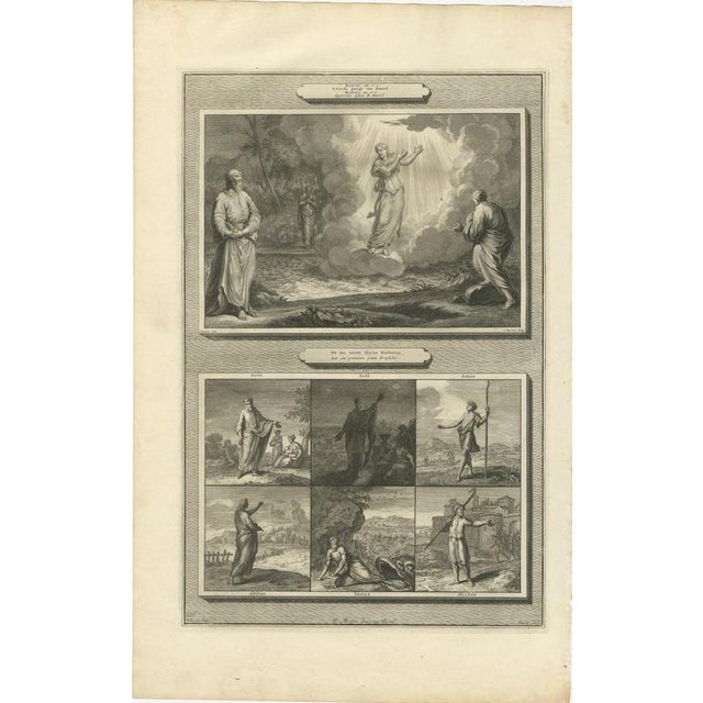 Baroque Pieter Mortier, Daniel's Last Vision and Six Minor Prophets with Jonah, 1700, Engraving For Sale - Image 3 of 12