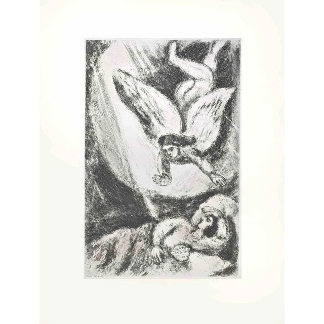 Etching on Montval wove paper, realized by Marc Chagall in 1931-39 and published by Tériade in 1956. Edition of 275+30 out...