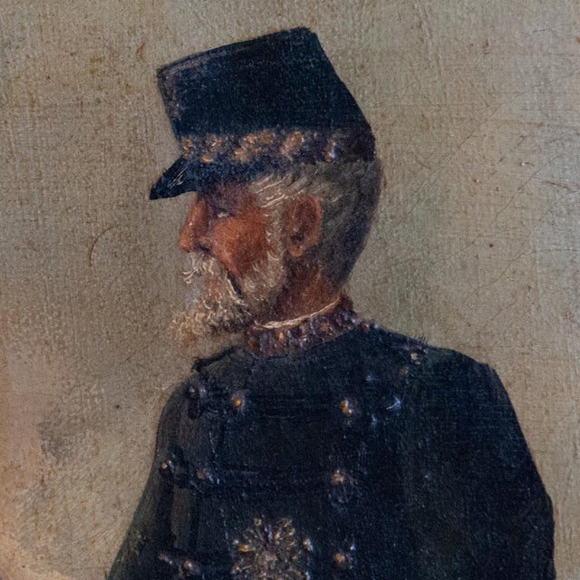 J. Cusachs, Military Officers on Horseback, 1890s-1910s, Oil on Canvas For Sale - Image 4 of 8