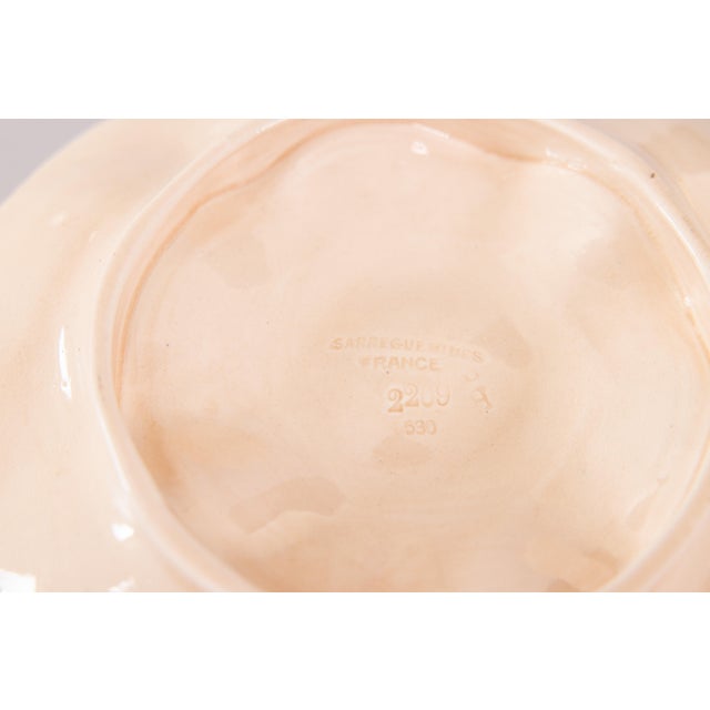 Antique French Sarreguemines Majolica Oyster Plate, Circa 1870 For Sale In Houston - Image 6 of 7