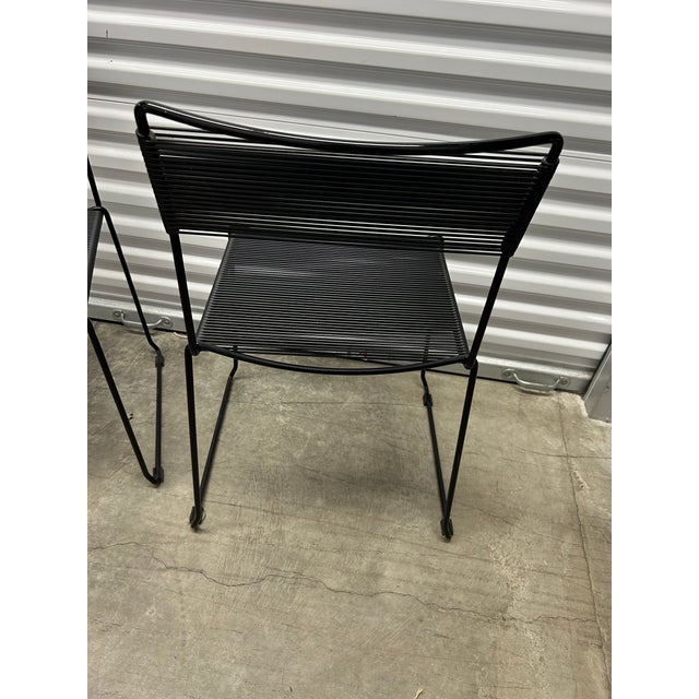 Vintage Italian “Spaghetti” Side Chairs Attributed to Giandomenico Belotti - A Pair For Sale - Image 9 of 11