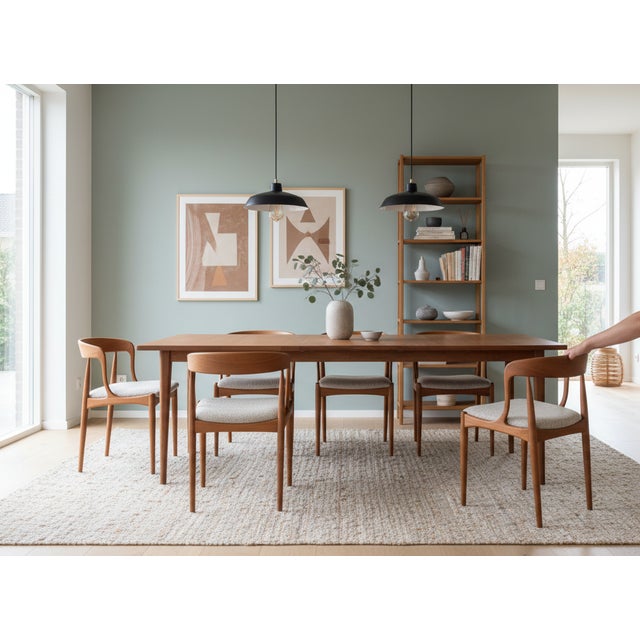Vintage Model 16 Chairs in Teak by Johannes Andersen for Uldum Møbelfabrik, 1960s, Set of 6 For Sale - Image 9 of 11
