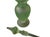 1920s Tippin Vaseline Green Satin Glass Perfume Bottle “Milady” #15020 For Sale - Image 4 of 6