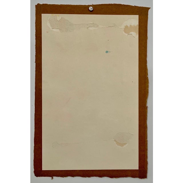 Paper Michel Henry, Small, Charming, Fauvist Painting Michel Henry French Modernist School of Paris, 1969 For Sale - Image 7 of 10