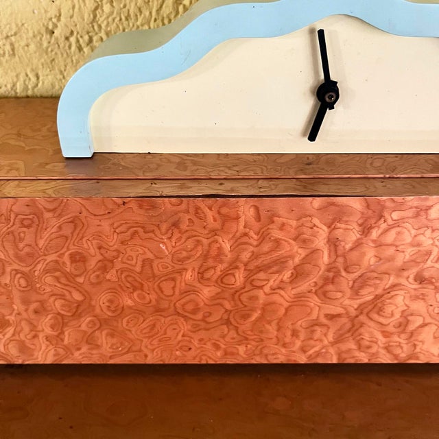 Desk Donau by Ettorre Sotsass with Clock, 1990s, Set of 2 For Sale - Image 11 of 18