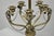 Late 20th Century Vintage French Regency Style Brass Swans Candelabra Table Lamps - A Pair For Sale - Image 5 of 12
