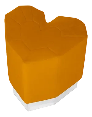 Queen Heart Varese Ochre Stool by Royal Stranger