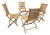 Bamboo Planation Chairs, 1960, Set of 4 For Sale