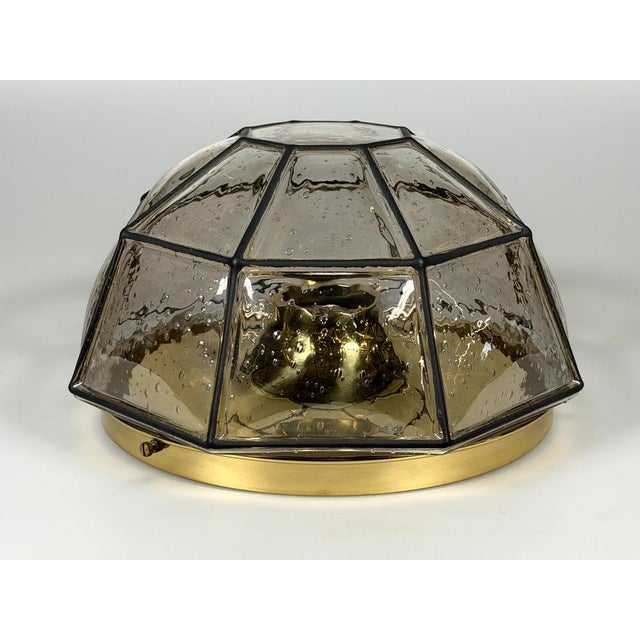 Metal Ceiling Lamp from Glashütte Limburg, Germany, 1960s-1970s For Sale - Image 7 of 18