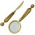 Mid-Century Brass Letter Opener and Magnifying Glass For Sale - Image 9 of 9