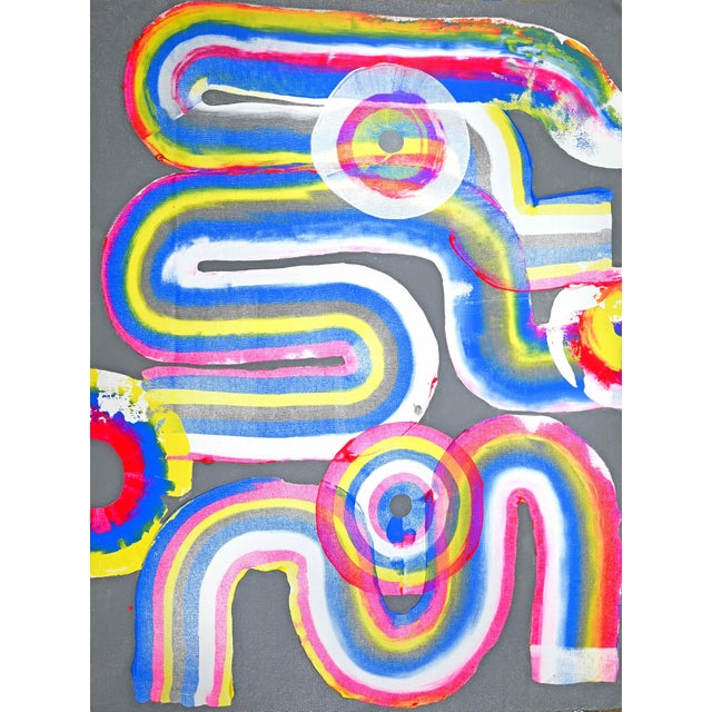 Contemporary Sumit Mehndiratta, Composition No. 473, Acrylic on Canvas For Sale - Image 3 of 3