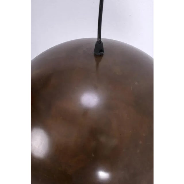 Vintage Scandinavian Copper Pendant For Sale - Image 4 of 8