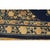 1890s Blue Oriental Floral Sprays Medallion Antique Chinese Peking Room Size Rug For Sale - Image 10 of 10