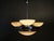 1940s Czech Art Deco Opaline Glass Chandelier, 1940s For Sale - Image 5 of 16
