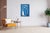 Minimalist Modern Cyanotype Monotype of Weightless Cantilever, Blue and White Shapes, 2026 For Sale In Miami - Image 6 of 8