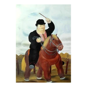 Fernando Botero 3 Man on Horseback 1983
