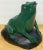 Early 20th Century Large Antique Cast Iron Seated Frog Door Stop For Sale - Image 4 of 12