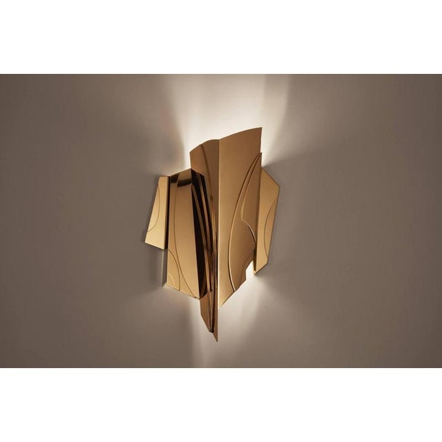 Not Yet Made - Made To Order Geometric Cross Bitume 01 Wall Lamp by Jennifer Midoz For Sale - Image 5 of 5