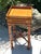 English 20th Century, Chinese Chippendale, Mahogany, Occasional Table, Lamp, Side/Tea Service, W/Sliding Drawer, Fretwork, and a Finial, 1970 For Sale - Image 3 of 12