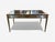 John Vesey, Louis XVI Style, Steel, Bronze, Rare Writing Desk, Usa, 1960s For Sale - Image 10 of 10
