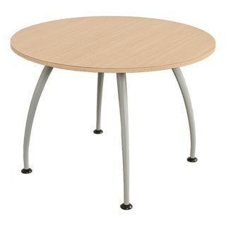 Herman Miller Style Modern Spider Leg Round Dining Table or Game Table For Sale