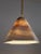 Mid-Century Modern Pendant Lamp in Glass with Marble Effect and Curly Cable, 1970s For Sale - Image 6 of 14