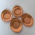 Mid 20th Century Vintage Copper Plated Tin Cups W/ Saucers, Set of 4 For Sale - Image 5 of 6