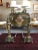 Massive Impressive Neo Classical Brass Pillar Andirons Circa 1900. This pair are truly statement pieces. There is a nicely...