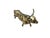 Stock Market Bull Figurine in Brass For Sale - Image 3 of 11