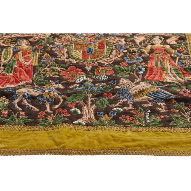 79418 Antique French Tapestry, 02'05 X 02'06 For Sale - Image 4 of 10
