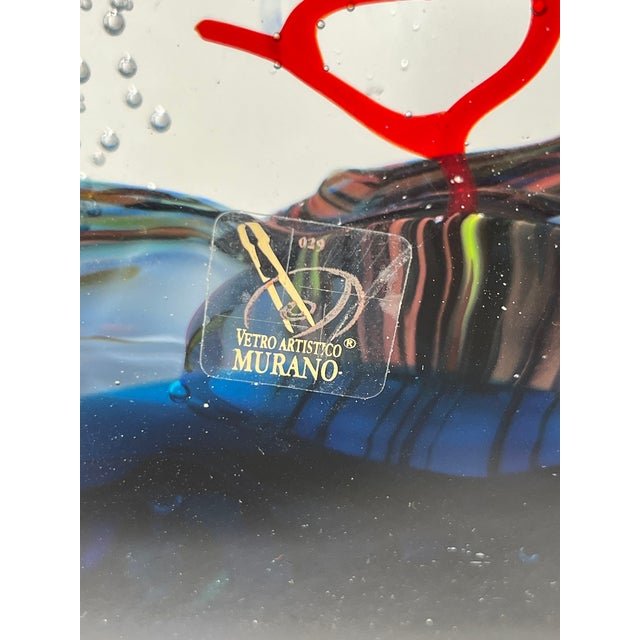 Glass Large Murano Glass Aquarium For Sale - Image 7 of 7