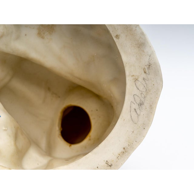 Off-white English Bisque Parian Ware Sculpture Figures With Hunting Dogs For Sale - Image 8 of 13