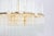 Gilt Brass and Crystal Glass Rods Chandelier attributed to Palwa, 1970s For Sale - Image 6 of 11