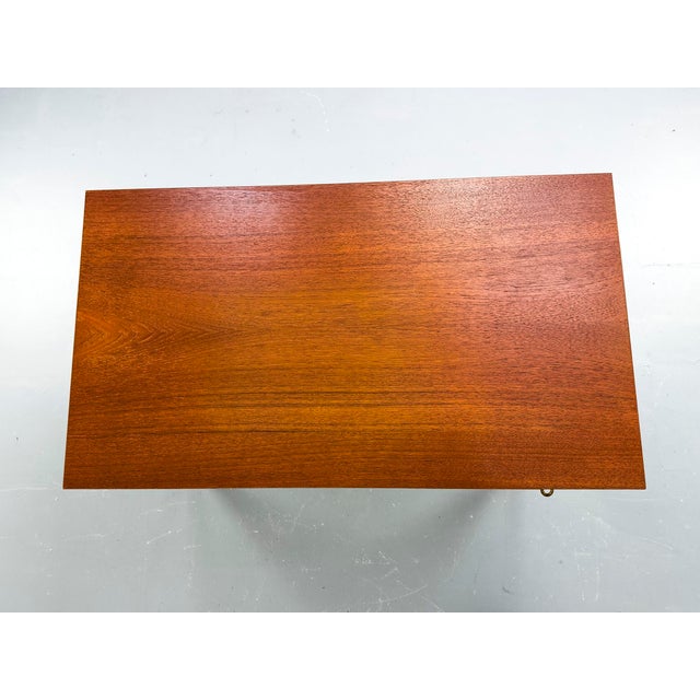 Small Teak Desk with Drawers from Domino Møbler, 1970s For Sale - Image 15 of 17