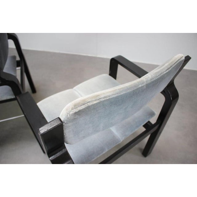 Vintage Armchair by Ludvik Volak for Dřevopodnik Holešov, Czechoslovakia, 1989, Set of 10 For Sale - Image 15 of 18