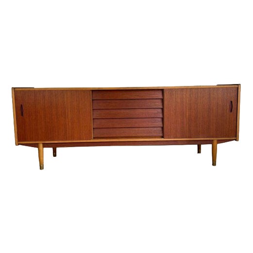 Vintage Trio Sideboard by Nils Jonsson for Hugo Troeds, Sweden, 1960 For Sale