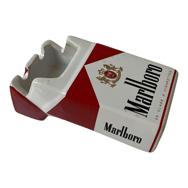 Marlboro Cigarette Pack Ceramic Ashtray For Sale