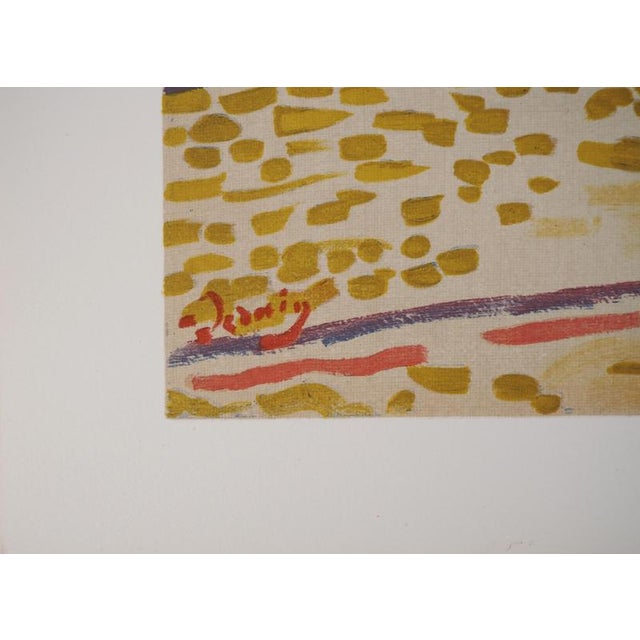 André DERAIN (1880-1954) Fauve Port of Collioure, 1972 Lithograph after a painting from 1905 (Mourlot Workshop) Signed in...