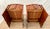 Mid Century Lane Nightstands Staccato Block Brutalist Front Walnut Side Tables, A Pair For Sale - Image 14 of 15