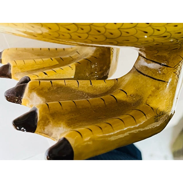 1970s Vintage Ser Mal Sergio Bustamante Style Mexico Paper Mache Goose For Sale - Image 5 of 11