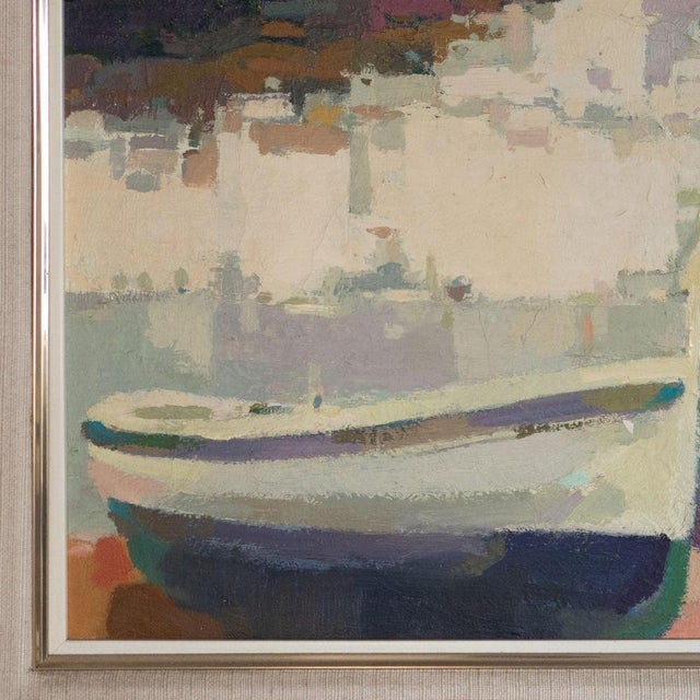 Cadaqués Harbor, Oil on Canvas For Sale - Image 4 of 6
