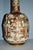 Antique Japanese Satsuma Bottle Vase With Molded Ribbons For Sale In Philadelphia - Image 6 of 11