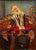 Maurice Kish, The Preacher Rabbi "Der Maggid" Judaica Oil Painting WPA Jewish artist For Sale
