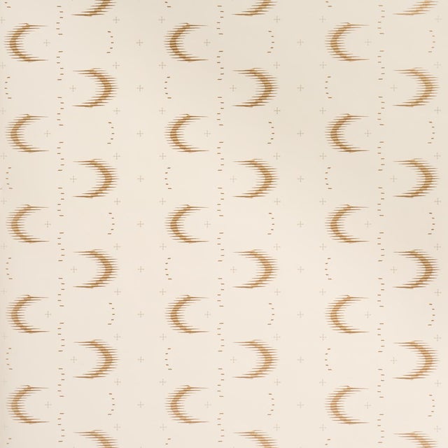 Schumacher Aristelle Wallpaper In Bronze For Sale