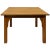 American Crafters and Weavers Mission Style White Oak Square Dining Table For Sale - Image 3 of 5