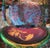 Mid-Century Modern Jewel Toned Custom Upcycled Vintage Accent Chair – Hand-Painted Statement Piece For Sale - Image 3 of 6